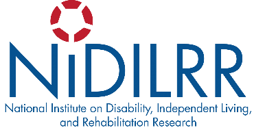 National Institute on Disability, Independent Living, and Rehabilitation Research (NIDILRR) logo. 