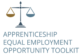 Apprenticeship Equal Employment Opportunity Toolkit logo. 