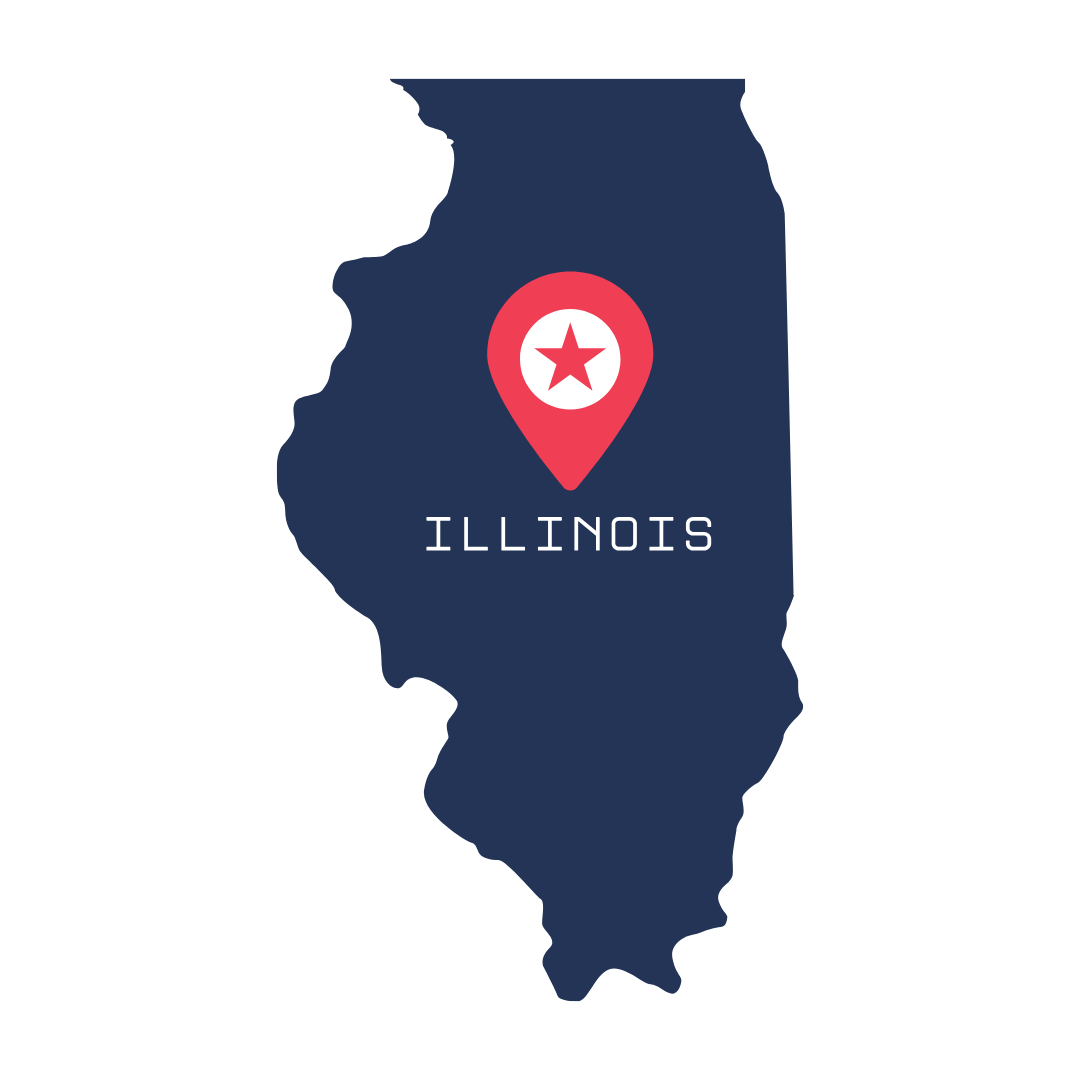 Illinois state outline